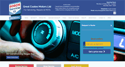 Desktop Screenshot of greatcoatesmotors.com